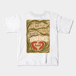 Jane Austen Love Quote Kids T-Shirt